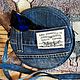 Джинсовая сумка Crossbody "Mr.Levi too". Сумка через плечо. Jeans bags by Anna. Интернет-магазин Ярмарка Мастеров.  Фото №2