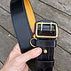 Order Leather belt belt mod.Komandir Lux Black. Labour. Livemaster. . Straps Фото №3