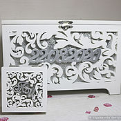 Комплект для свадьбы: семейный банк и шкатулка для обручальных колец, Наборы аксессуаров, Димитровград,  Фото №1