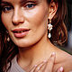 Order Earrings with natural river pearls 'Charm'. earrings. okuznecova. Livemaster. . Earrings Фото №3