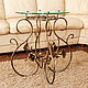 Wrought iron coffee table. Tables. Artistic forging Nemkova. Online shopping on My Livemaster.  Фото №2