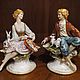 Винтаж: Старинные фарфоровые статуэтки Capodimonte, Италия. Статуэтки винтажные. Замочная скважина. Ярмарка Мастеров.  Фото №4