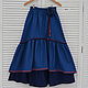 Order Denim skirt ' Bright'. Katlen-store. Livemaster. . Skirts Фото №3