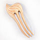 Hair clip made of wood 'dune' (maple), Hairpins, Krasnodar,  Фото №1