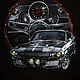Аэрография на футболке Shelby GT 500 Eleanor, Футболки, Киев,  Фото №1