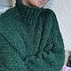 Sweater crop royal braids on Yeti sleeves. Sweaters. svetlana-sayapina. My Livemaster. Фото №5