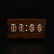 Lamp table clock 'Rosewood Optima' IN-12, Tube clock, Moscow,  Фото №1