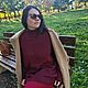 Свитер "Бордо". Свитеры. Helgadress. Ярмарка Мастеров.  Фото №8