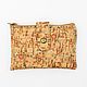 Beautiful patterned wallet female from Portuguese handmade cork, Wallets, Moscow,  Фото №1