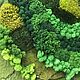 Round phytocart of different types of moss 50 cm. Fitokartins. Антонина Литовкина - Озеленение (Планета Флористики). Online shopping on My Livemaster.  Фото №2