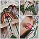 Xmas macrame wall hanging/Настенное макраме Новогоднее/Рождественское. Елки. Yulia Dholakia. Интернет-магазин Ярмарка Мастеров.  Фото №2