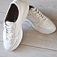 Кроссовки женские, натуральная кожа. Кроссовки. Slipper_Shop -Кожаная обувь. Ярмарка Мастеров.  Фото №5