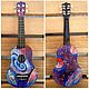 Укулеле " Космос" гавайская гитара. Укулеле (гавайская гитара). Guitar & Ukulele art Studio. Ярмарка Мастеров.  Фото №6