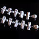 Order Long hook earrings with natural Baroque pearls. Honey Hany Jewelry by Olga Khan. Livemaster. . Earrings Фото №3