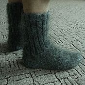 Аксессуары handmade. Livemaster - original item Down Socks Affectionate Warmth. Handmade.