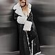 Дубленка long white тиградо лаковая кожа. Дубленки. YANA KRAFT BRAND. Ярмарка Мастеров.  Фото №9