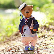 Медведь Рони - авторский мишка Тедди в одежде и обуви