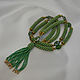 Order Sautoire made of green beads. CvetlanaCm (avtorbiju). Livemaster. . Lariats Фото №3