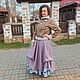  длинный сарафан на шнуровке + бохо - подьюбник, Юбки, Белореченск,  Фото №1