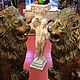  Статуи львов на постаменте, парадные, 120см, Скульптуры, Москва,  Фото №1