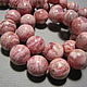 Rhodochrosite 11mm smooth. Beads1. Elena (luxury-fittings). Online shopping on My Livemaster.  Фото №2