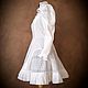 Order Lower cotton dress with sewing. pugovkino delo (Pugovkino-delo). Livemaster. . Dresses Фото №3