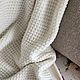Плед вязаный 100 % шерсть 130×180 см. Пледы. Woolmood-store. Ярмарка Мастеров.  Фото №4