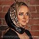 Косынка Платок из эко-кожи «Black». Косынки. KUDESNITSA Designer Accessories. Ярмарка Мастеров.  Фото №4
