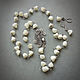 Order Necklace and earrings made of silver with sea pearl Wave. Kseniya Sakharnova. Livemaster. . Jewelry Sets Фото №3