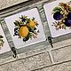 Вешалка для кухни/ Доска для подачи - Фруктовый микс. Ключницы настенные. Светлана С. Ярмарка Мастеров.  Фото №6
