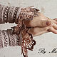 Cuffs with lace ' Pink lace', Gloves, Moscow,  Фото №1