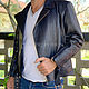 Python leather jacket. Mens outerwear. exotiqpython. Online shopping on My Livemaster.  Фото №2