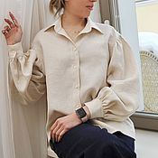 Одежда handmade. Livemaster - original item Women`s shirt with puffy sleeves in the Victorian style.. Handmade.