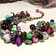 Multi-colored bracelet on a chain 'Holiday' gift to a girl. Bead bracelet. Amorella - Beads. My Livemaster. Фото №5