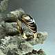 Men's Ring with Yellow Raw Sapphire 3.89 ct in 585 Gold. Rings. Vedicheskie koltsa dragotsennye kamni (bauroom). My Livemaster. Фото №5