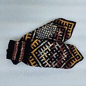 Аксессуары handmade. Livemaster - original item Copy of Copy of Mittens with Nordic pattern. Handmade.