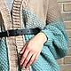 Кардиган вязаный вручную, с градиентом. Кардиганы. Knitting_larka. Интернет-магазин Ярмарка Мастеров.  Фото №2