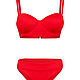 Заказать Купальник "Sea Shell bikini" красный. Vardanush. Ярмарка Мастеров. . Купальники Фото №3