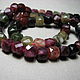 Tourmaline 6,5mm faceted square high quality, Beads1, Dolgoprudny,  Фото №1