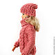 Одежда для куклы барби свитер для куклы барби одежда для кукол розовый. Одежда для кукол. Мария (marusin-uzelok). Интернет-магазин Ярмарка Мастеров.  Фото №2