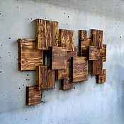 Картины и панно handmade. Livemaster - original item Decorative panel made of solid wood 