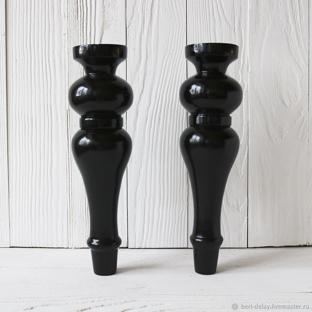 Деревянная ножка для мебели Н280 (мебельная опора