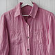 Order Dusty pink women's shirt made of 100% linen. etnoart. Livemaster. . Blouses Фото №3