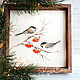 Order Wooden tray with hand-painted 'Small birds'. kraSochno! (Olga). Livemaster. . Trays Фото №3