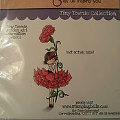 Материалы для творчества handmade. Livemaster - original item Stamping Bella - Tiny Townie Garden Girl. Handmade.