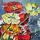 Painting with poppies 'Bright Poppies' oil on canvas. Pictures. Svetlana Samsonova. My Livemaster. Фото №6