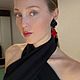Заказать Асимметричные крупные серьги GAME ON. STATEMENTS JEWELRY Only_you_byElena. Ярмарка Мастеров. . Серьги классические Фото №3