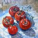 Order Oil painting 'the Love of tomatoes'. Fine Art for Joy. Livemaster. . Pictures Фото №3