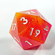 Большой дайс D20 для DnD Взрывная карамелька. Фишки и кости. Geek Shelf. Ярмарка Мастеров.  Фото №4