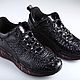 Кроссовки из натуральной кожи крокодила IMA7012B1. Кроссовки. CrocShop товары из экзотической кожи. Ярмарка Мастеров.  Фото №5